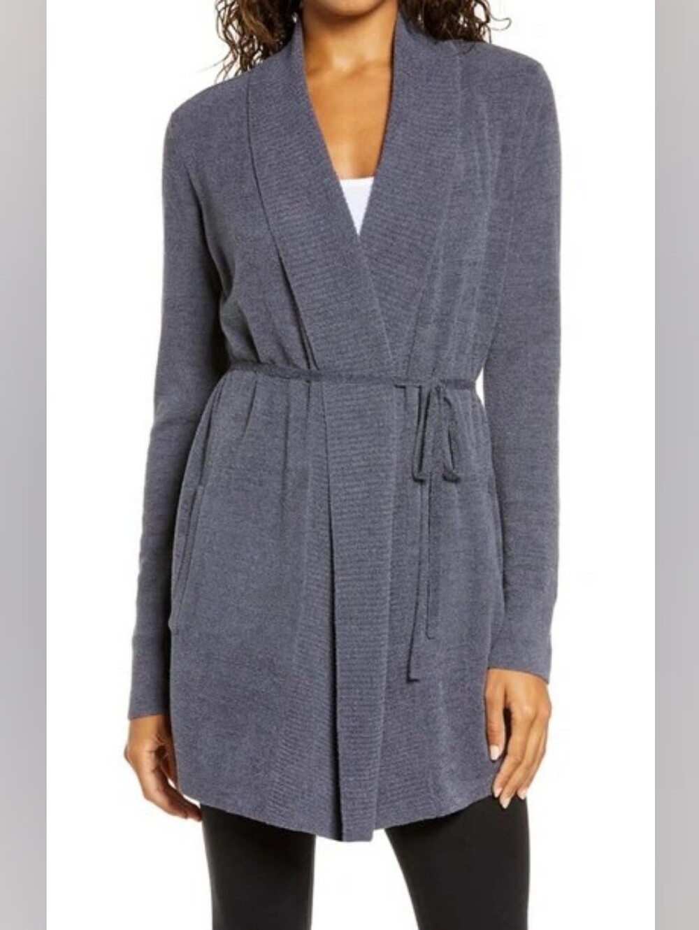 Barefoot Dreams | Navy Cozy Chic Ultra Lite Cardigan Size XS